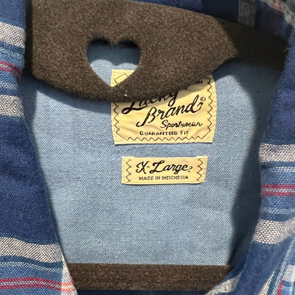 Mens Lucky Brand Button Down Shirt Size XL - Picture 3 of 5